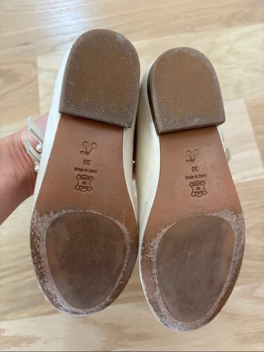 Bonpoint “Baby Tam” Crystal-Embellished Mary Jane Flats for Little Girls